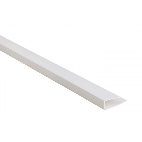 Ukončovací profil - PVC podhľadový obklad - COLOR - P109 - BIELA - 3m