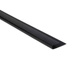 Ukončovací profil - PVC podhľadový obklad - COLOR - P109 - GRAFITOVÁ - 3m