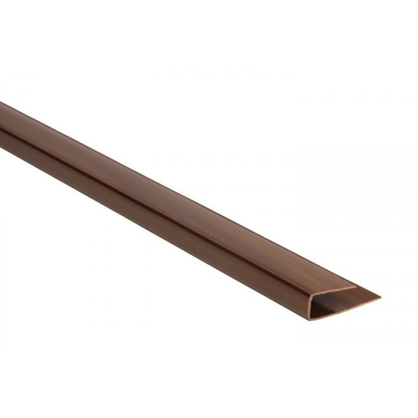 Ukončovací profil - PVC podhľadový obklad - COLOR - P109 - ORECH - 3m