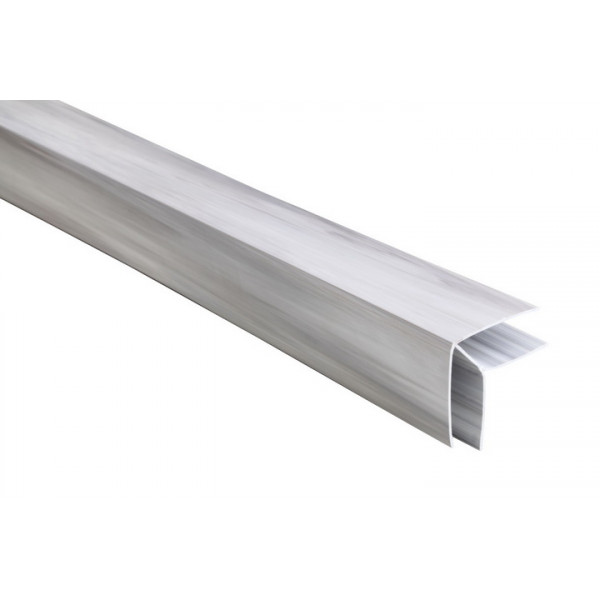 Vonkajší rohový profil - PVC podhľadové obklady COLOR - P117- MRAMOROVÁ - 3m