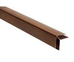 Vonkajší rohový profil - PVC podhľadové obklady COLOR - P117- ORECH - 3m