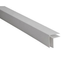 Vonkajší rohový profil - PVC podhľadové obklady COLOR - P117- SIVÁ - 3m