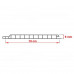 Podhľadový obklad COLOR PVC  P100  -  ORECH  (10 cm) - dĺžka 3 m / 6 m
