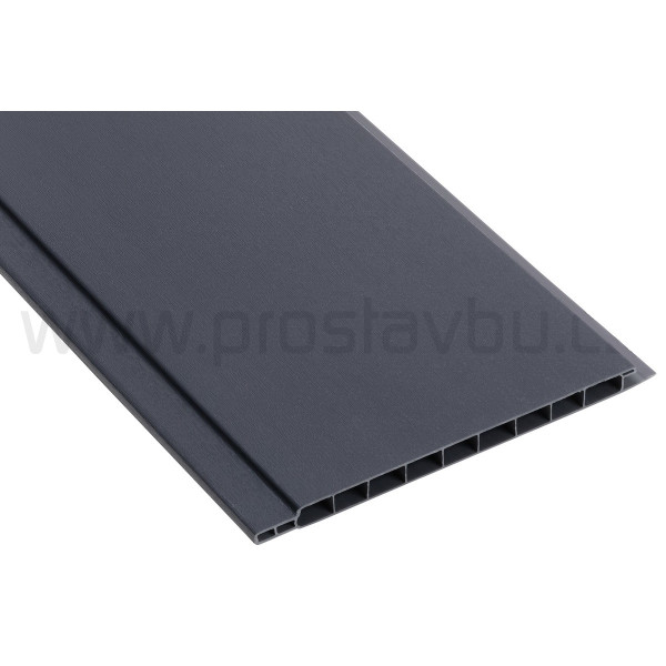 Plastová palubka Profi Nordica - Antracitová sivá (165 mm) - 3 m / 6 m