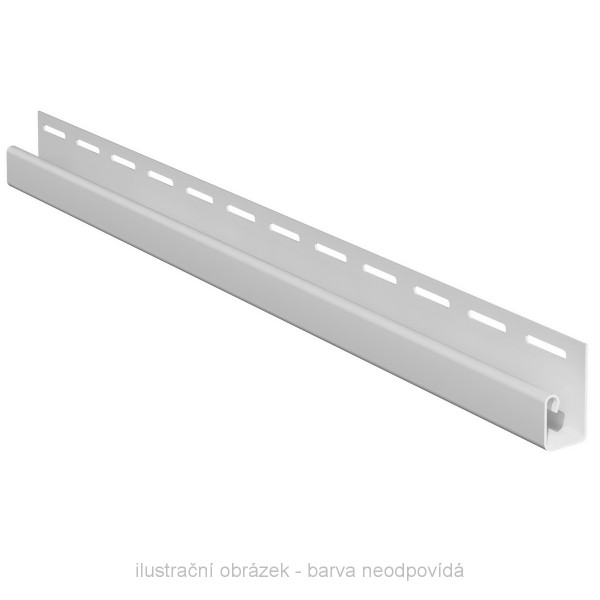 Ukončovací J-profil DECO SIDING SV15 - 01 Biela / 3,05 m Ukončovací J-profil DECO SIDING SV15 - 01 Biela / 3,05 m