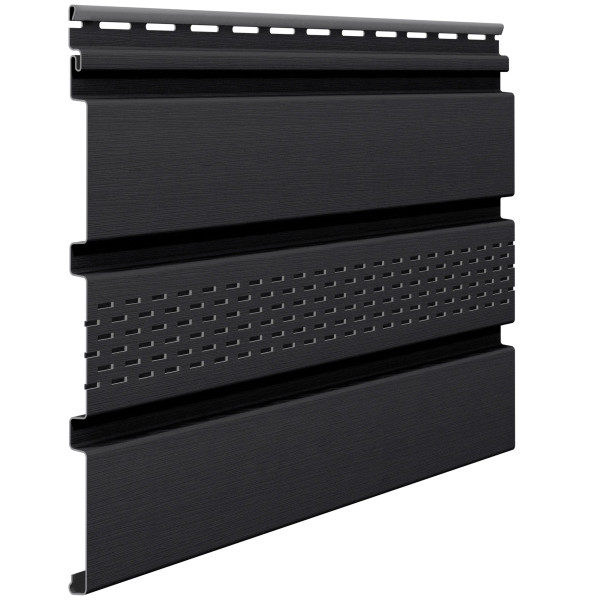Podhľadový obklad vetrací - DECO SOFFIT SV-07 INFRATOP - 09 grafitová /2,70 m Podhľadový obklad vetrací - DECO SOFFIT SV-07 INFRATOP - 09 grafitová /2,70 m
