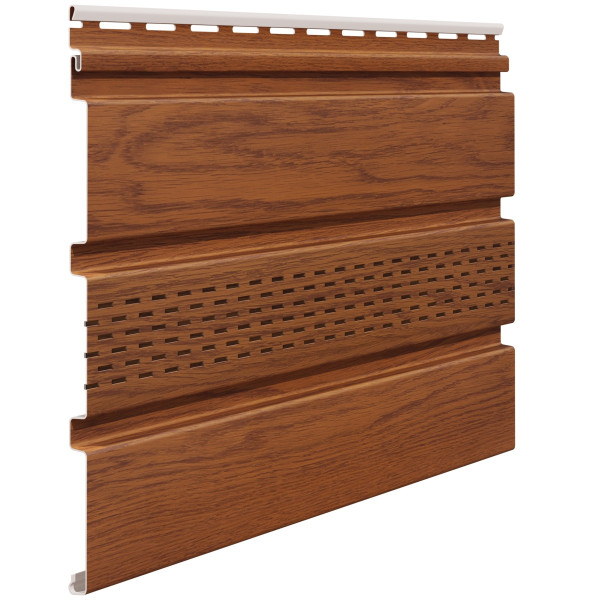 Podhľadový obklad vetrací - WOOD SOFFIT SVP-07 INFRATOP - 56 zlatý dub / 2,70 m