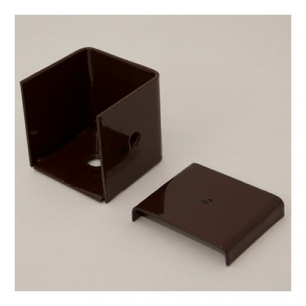 Držiak plotového poľa "papučka"pre Zakrývací profil Modular 40x40 mm - Orech Držiak plotového poľa "papučka"pre Zakrývací profil Modular 40x40 mm - Orech