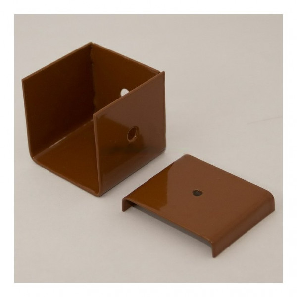 Držiak plotového poľa "papučka"pre Zakrývací profil Modular 40x40 mm - Zlatý dub Držiak plotového poľa "papučka"pre Zakrývací profil Modular 40x40 mm - Zlatý dub