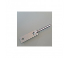 Držiak plotového poľa s tŕňom pre profil 40x40 mm - Modular - Nerez