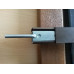 Držiak plotového poľa s tŕňom pre profil 40x40 mm - Modular - Nerez