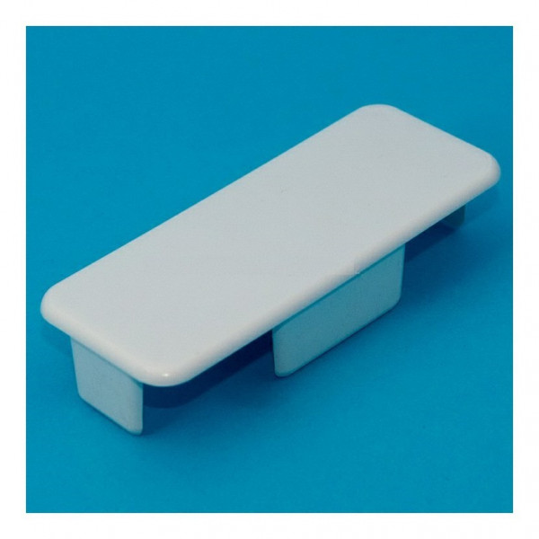 Rovná krytka - Plotovka MODULAR 80x32mm - BIELA Rovná krytka - Plotovka MODULAR 80x32mm - BIELA