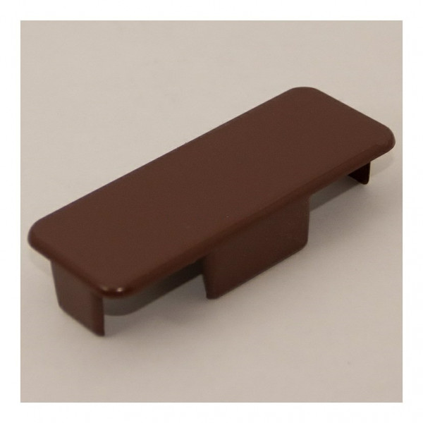 Rovná krytka - Plotovka MODULAR 80x32mm - ORECH Rovná krytka - Plotovka MODULAR 80x32mm - ORECH