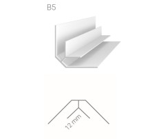 Vnútorný rohový profil – Vilo – B5 – hnedá / 2,7m Vnútorný rohový profil – Vilo – B5 – hnedá / 2,7m