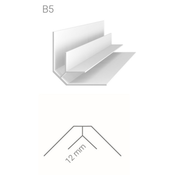 Vnútorný rohový profil – Vilo – B5 – hnedá / 2,7m Vnútorný rohový profil – Vilo – B5 – hnedá / 2,7m