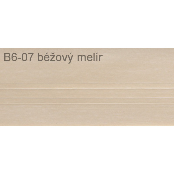 Univerzálna začisťovacia lišta Vilo B6 - 07 béžový melír /3m x 50mm Univerzálna začisťovacia lišta Vilo B6 - 07 béžový melír /3m x 50mm