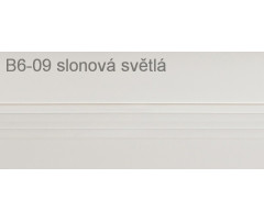 Univerzálna začisťovacia lišta Vilo B6 - 09 slonová svetlá /3m x 50mm Univerzálna začisťovacia lišta Vilo B6 - 09 slonová svetlá /3m x 50mm