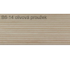Univerzálna začisťovacia lišta Vilo B6 - 14 olivová-prúžok /3m x 50mm Univerzálna začisťovacia lišta Vilo B6 - 14 olivová-prúžok /3m x 50mm
